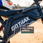 GoTrax - Fitz 16" Electric Dirt Bike w/15mi Max Range & 15.5 mph Max Speed - Black - Image 6