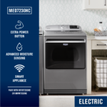 Maytag - 7.4 Cu. Ft. Smart Electric Dryer with Steam and Extra Power Button - Metallic Slate - Image 4
