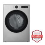 LG 7.4 Cu. Ft. Stackable Smart Electric Dryer Steam Sensor Dry Graphite Steel from Kings Outlet