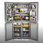KitchenAid - 19.4 Cu. Ft. Bottom-Freezer 4-Door French Door Refrigerator - PrintShield Stainless Finish - Image 6