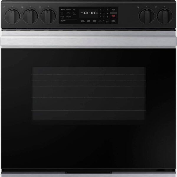 Samsung Bespoke 6.0 Cu. Ft. Slide-In Gas Range Air Fry Stainless Steel from Kings Outlet