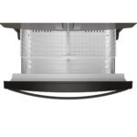 Whirlpool - 24.7 Cu. Ft. French Door Refrigerator with Elevated Deli Drawer - Black Stainless Steel - Image 4