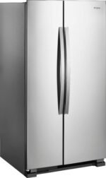 Whirlpool 21.7 Cu. Ft. Side-by-Side Refrigerator Monochromatic Stainless Steel from Kings Outlet