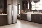 Whirlpool 21.7 Cu. Ft. Side-by-Side Refrigerator Monochromatic Stainless Steel from Kings Outlet
