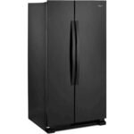 Whirlpool - 21.7 Cu. Ft. Side-by-Side Refrigerator - Black - Image 2