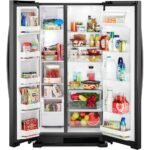 Whirlpool - 21.7 Cu. Ft. Side-by-Side Refrigerator - Black - Image 3