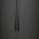 Whirlpool - 25.1 Cu. Ft. Side-by-Side Refrigerator - Black