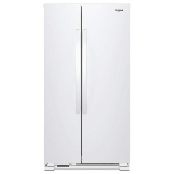 Whirlpool 25.1 Cu. Ft. Side-by-Side Refrigerator White from Kings Outlet