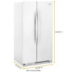 Whirlpool - 25.1 Cu. Ft. Side-by-Side Refrigerator - White - Image 4
