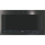 GE Profile - 2.1 Cu. Ft. Over-the-Range Microwave with Sensor Cooking and Chef Connect - Black Stainless Steel