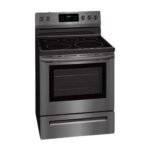 Frigidaire - 5.3 Cu. Ft. Self-Cleaning Freestanding Electric Range - Black Stainless Steel - Image 2