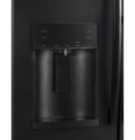 GE - 27.7 Cu. Ft. French Door Refrigerator with External Ice & Water Dispenser - Black Slate - Image 7