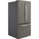 GE - 18.6 Cu. Ft. French Door Counter-Depth Refrigerator with Internal Water Dispenser - Slate - Image 3