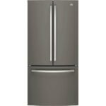 GE - 18.6 Cu. Ft. French Door Counter-Depth Refrigerator with Internal Water Dispenser - Slate