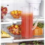 GE - 18.6 Cu. Ft. French Door Counter-Depth Refrigerator with Internal Water Dispenser - High Gloss Black - Image 7