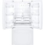 GE - 18.6 Cu. Ft. French Door Counter-Depth Refrigerator with Internal Water Dispenser - High Gloss White - Image 5