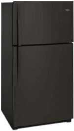 Whirlpool 21.3 Cu. Ft. Top-Freezer Refrigerator Black Stainless Steel from Kings Outlet