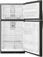 Whirlpool 21.3 Cu. Ft. Top-Freezer Refrigerator Black Stainless Steel from Kings Outlet