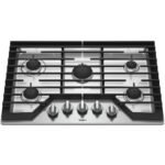Whirlpool - 30" Gas Cooktop - Stainless Steel