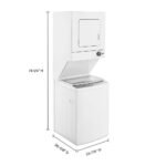 Whirlpool - 1.6 Cu. Ft. Top Load Washer and 3.4 Cu. Ft. Electric Dryer with Smooth Wave Stainless Steel Wash Basket - White - Image 2