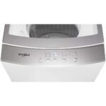 Whirlpool - 1.6 Cu. Ft. Top Load Washer and 3.4 Cu. Ft. Electric Dryer with Smooth Wave Stainless Steel Wash Basket - White - Image 7