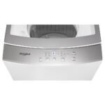 Whirlpool - 1.6 Cu. Ft. Top Load Washer and 3.4 Cu. Ft. Electric Dryer with Smooth Wave Stainless Steel Wash Basket - White - Image 3