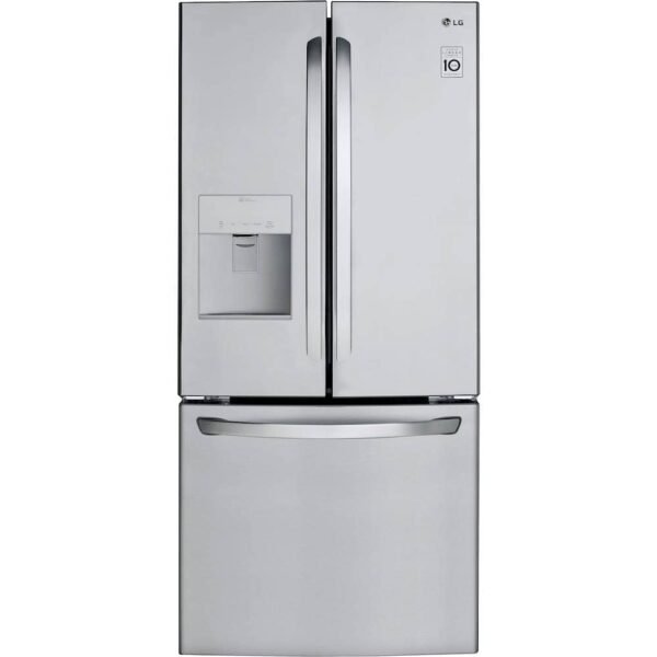 LG 21.8 Cu. Ft. French Door Refrigerator External Water Dispenser Stainless Steel from Kings Outlet