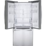 LG - 21.8 Cu. Ft. French Door Refrigerator with External Water Dispenser - Stainless Steel - Image 5