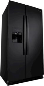 Amana - 21.4 Cu. Ft. Side-by-Side Refrigerator - Black - Image 2