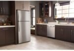 Whirlpool - 14.3 Cu. Ft. Top-Freezer Refrigerator - Monochromatic Stainless Steel - Image 6