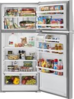 Whirlpool - 14.3 Cu. Ft. Top-Freezer Refrigerator - Monochromatic Stainless Steel - Image 4