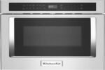 KitchenAid - 24" 1.2 Cu. Ft. Built-In Microwave Drawer - Stainless Steel