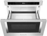 KitchenAid - 24" 1.2 Cu. Ft. Built-In Microwave Drawer - Stainless Steel - Image 3