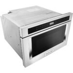 KitchenAid - 24" 1.2 Cu. Ft. Built-In Microwave Drawer - Stainless Steel - Image 2