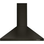 Whirlpool - 30 inches - Convertible - Wall Range Hood - Black Stainless Steel