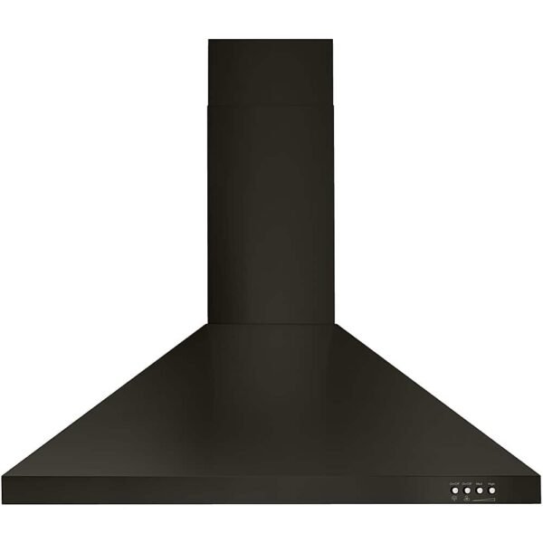 Whirlpool 30 inches Convertible Wall Range Hood Black Stainless Steel from Kings Outlet