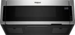 Whirlpool - 1.1 Cu. Ft. Low Profile Over-the-Range Microwave Hood Combination with Hidden Control Panel - Stainless Steel - Image 4