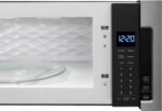 Whirlpool - 1.1 Cu. Ft. Low Profile Over-the-Range Microwave Hood Combination with Hidden Control Panel - Stainless Steel - Image 3