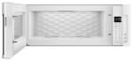 Whirlpool - 1.1 Cu. Ft. Low Profile Over-the-Range Microwave Hood Combination - White - Image 2