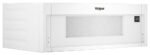 Whirlpool - 1.1 Cu. Ft. Low Profile Over-the-Range Microwave Hood Combination - White - Image 5
