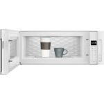 Whirlpool - 1.1 Cu. Ft. Low Profile Over-the-Range Microwave Hood Combination - White - Image 6