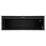 Whirlpool - 1.1 Cu. Ft. Low Profile Over-the-Range Microwave Hood Combination - Black