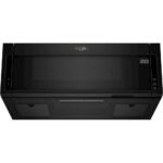 Whirlpool - 1.1 Cu. Ft. Low Profile Over-the-Range Microwave Hood Combination - Black - Image 5