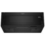 Whirlpool - 1.1 Cu. Ft. Low Profile Over-the-Range Microwave Hood Combination - Black - Image 6