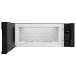 Whirlpool - 1.1 Cu. Ft. Low Profile Over-the-Range Microwave Hood Combination - Black - Image 2