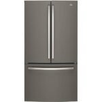 GE - 27.0 Cu. Ft. French Door Refrigerator with Internal Water Dispenser - Slate