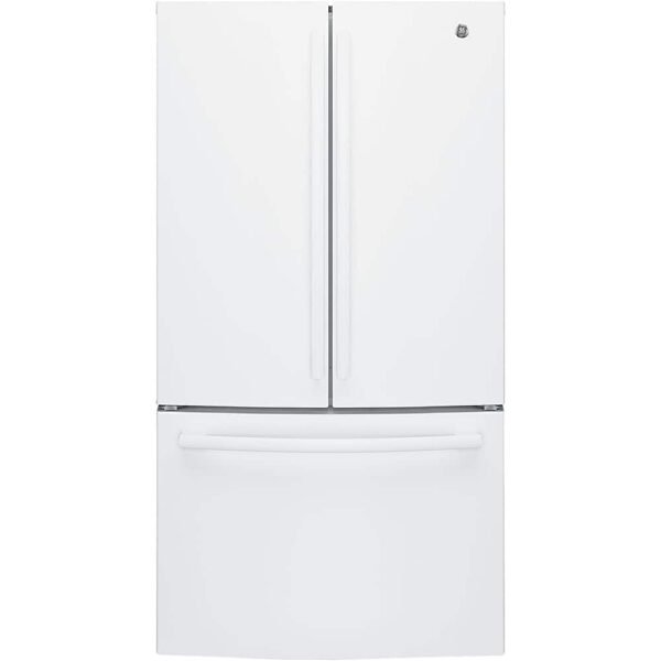 GE 27.0 Cu. Ft. French Door Refrigerator Internal Water Dispenser High Gloss White from Kings Outlet
