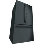 GE - 27.0 Cu. Ft. French Door Refrigerator with Internal Water Dispenser - High Gloss Black - Image 6