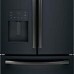 GE - 25.6 Cu. Ft. French Door Refrigerator with In-the-Door Ice Maker - Black Slate