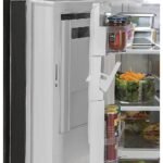 GE - 25.6 Cu. Ft. French Door Refrigerator with In-the-Door Ice Maker - Black Slate - Image 4